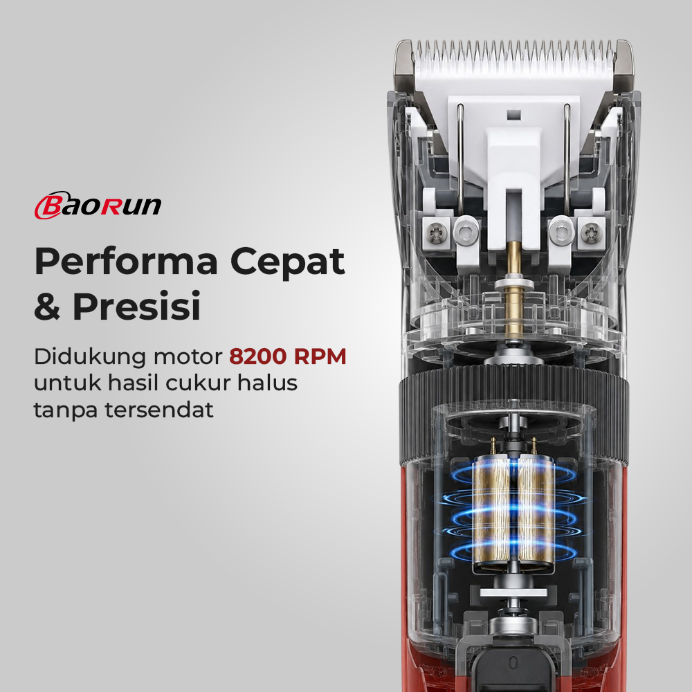 BaoRun Alat Cukur Elektrik Bulu Hewan Pet Dog Clipper - P6