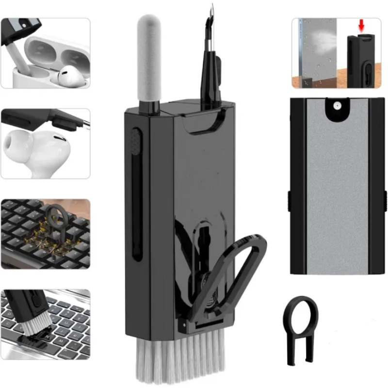 DEMIUM Sikat Pembersih Keyboard Cleaning Brush 8in1 with Liquid - Q8