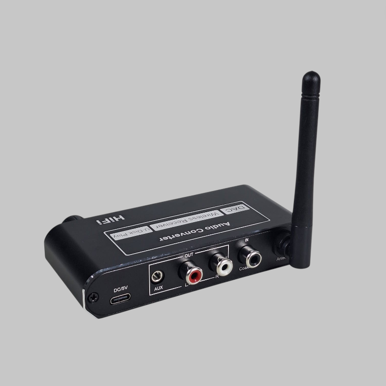 VKTECH DAC Audio Bluetooth Receiver HiFi Converter Digital to Analog - D200