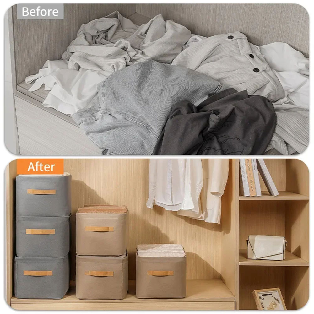 Fashion Kotak Penyimpan Pakaian Storage Box Wardrobe Foldable - FR300