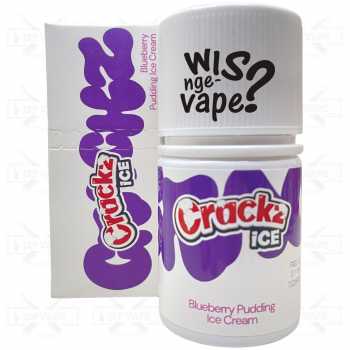 Crackz Ice Blueberry Pudding 60ml - Ice Cream Freebase Liquid by Tetra