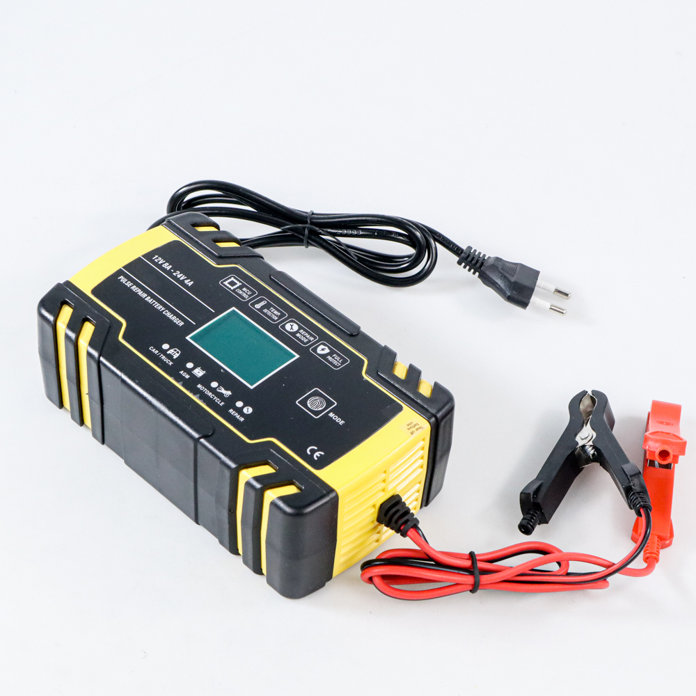 FOXSUR Charger Aki Mobil Motor Intelligent Battery Charger 12/24V 8A - FBC122408D