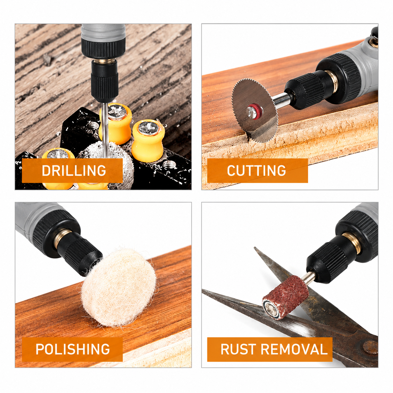 NEWACALOX Bor Mini Grinder Polishing Electric Drill USB Rechargeable - 201