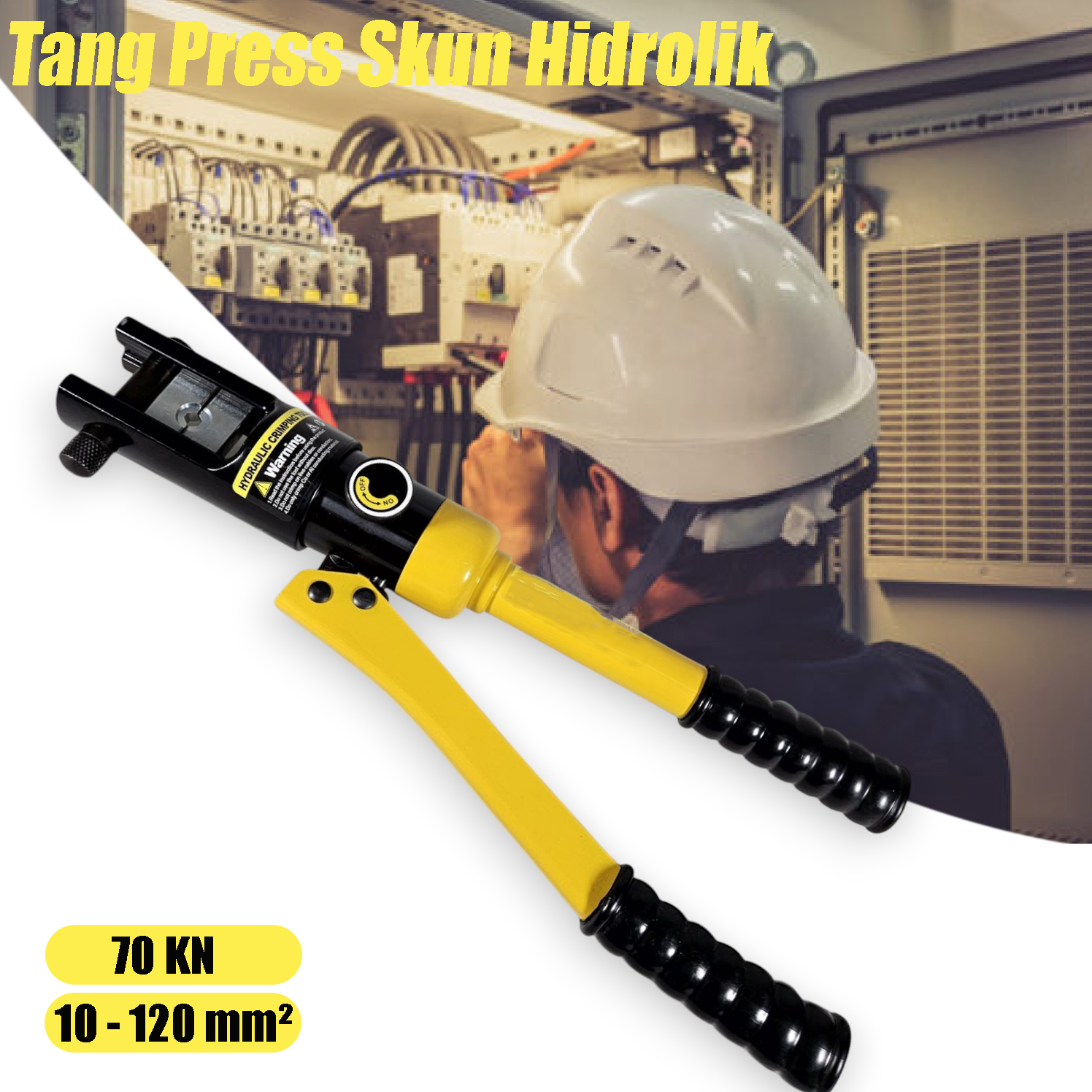 ChanYu Tang Press Skun Hidrolik Crimping Pliers Tool - YQK-120