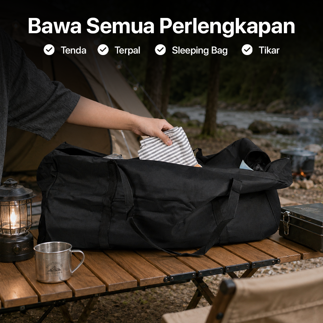 Olimal Tas Camping Tenda Outdoor Waterproof 300D Oxford Storage Bag - OM-30