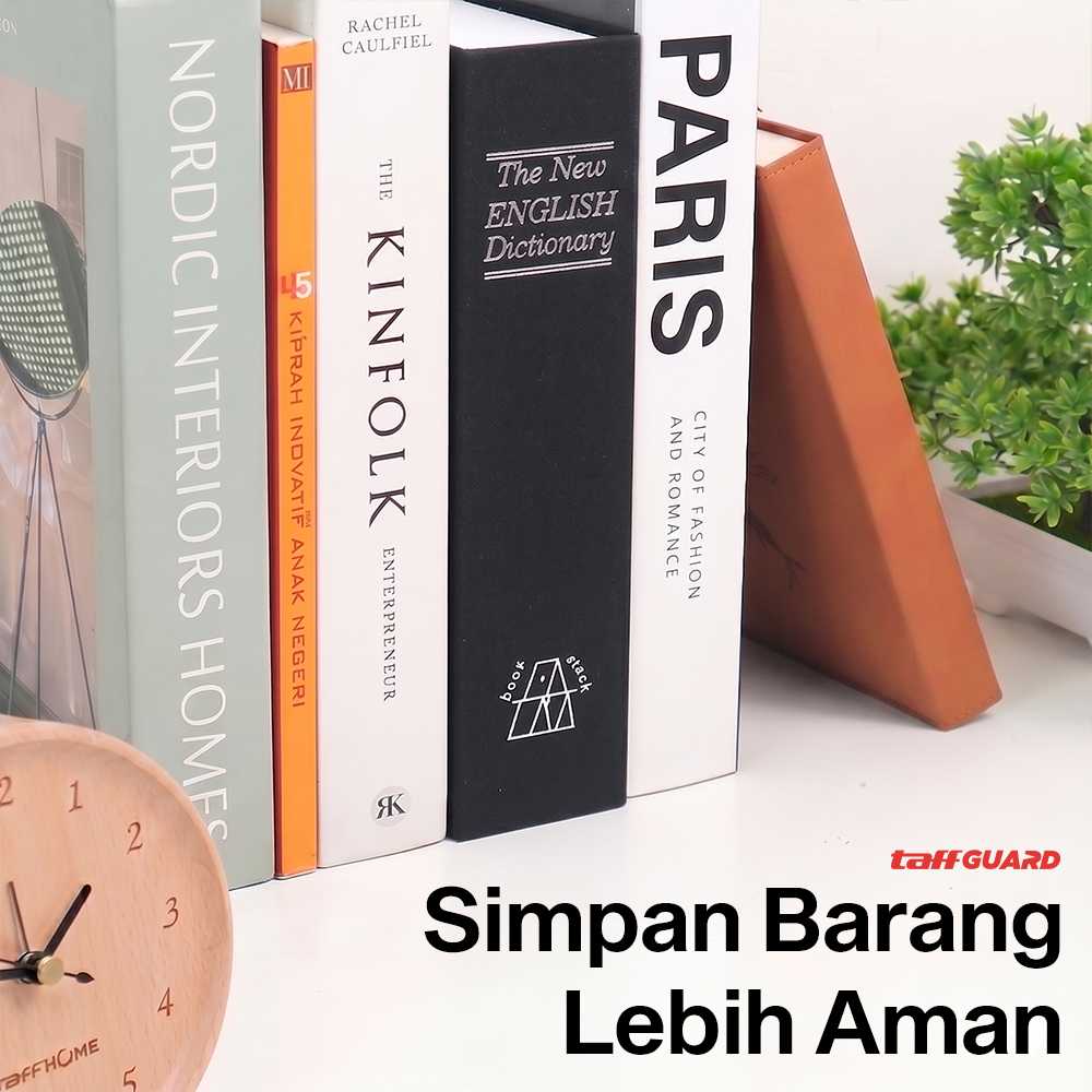 TaffGUARD Brankas Buku Kamus Kunci Manual Anti Maling Hidden Safe Box - KB-10L - Gambar 2