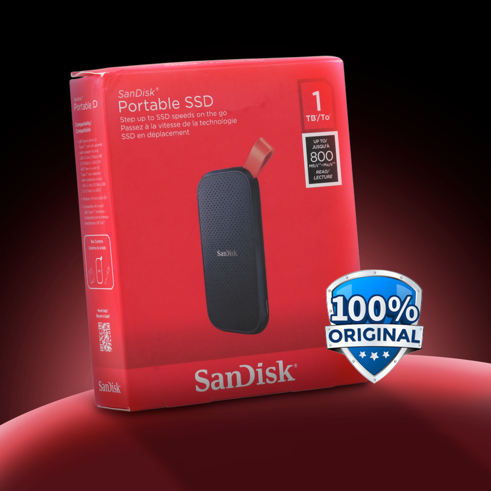 Jual SanDisk Portable SSD 800MB/s USB 3.2 Gen 2 - SDSSDE30-G26
