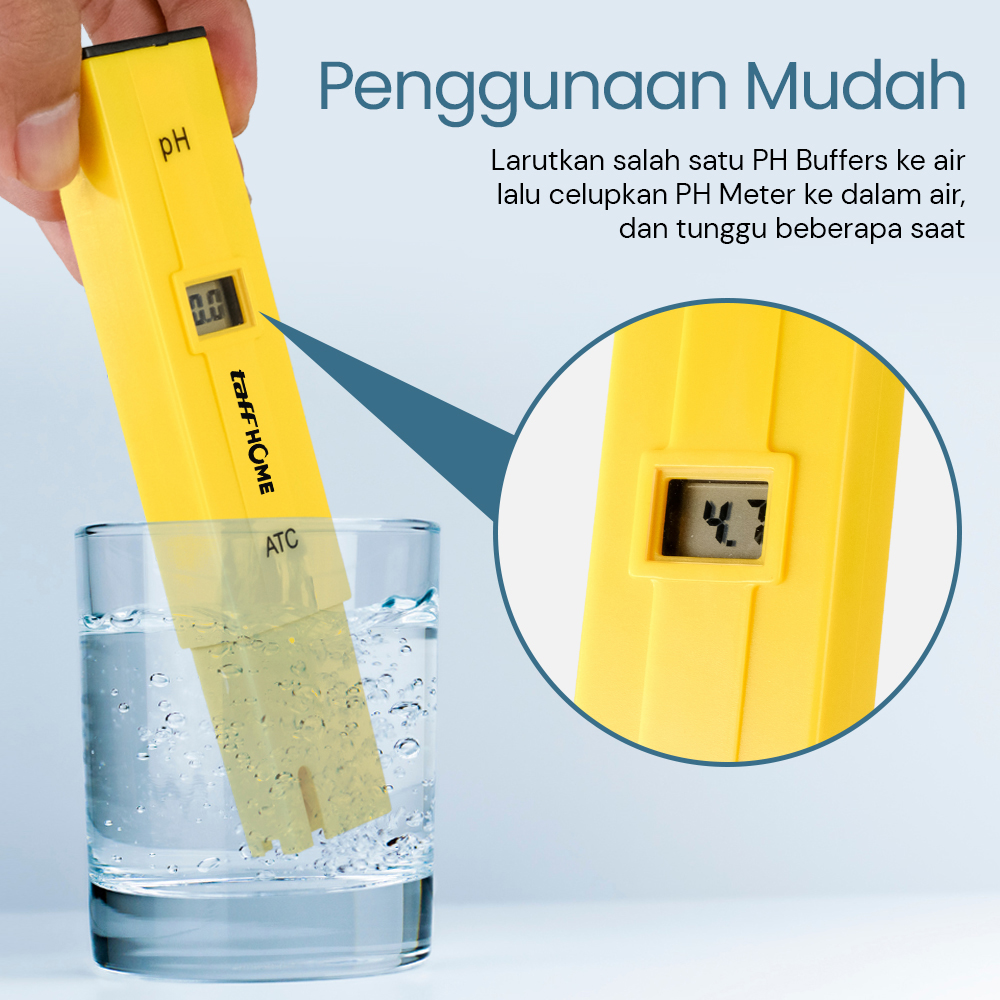 ATC Alat Ukur Uji PH Meter Tester Pen Air Minum Akuarium - PH-009