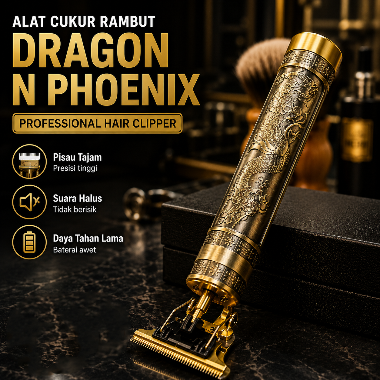 VIP Alat Cukur Rambut Elektrik Barber Hair Clipper - WS-T99