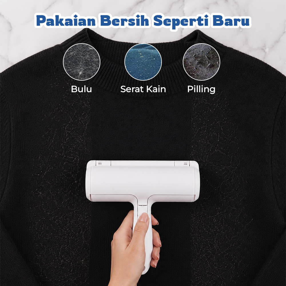 ANJETS Pembersih Bulu Kucing Anjing Roll Pet Hair Removal - AN-19
