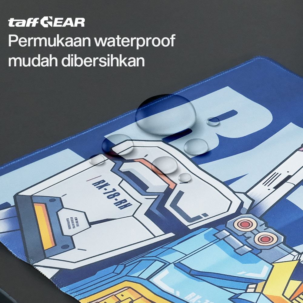 TaffGEAR Mouse Pad Gaming XL Gundam Desk Mat 800x400x2mm - KA-629