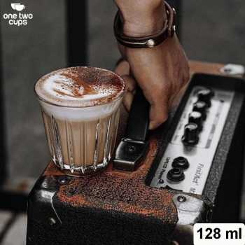 One Two Cups Gelas Kaca Aesthetic Kopi Espresso Latte Bomber Glass - SN502