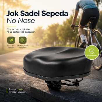 SHENGXIN Jok Sadel Sepeda Bike Saddle No Nose Shockbreaker Comfort - SX12