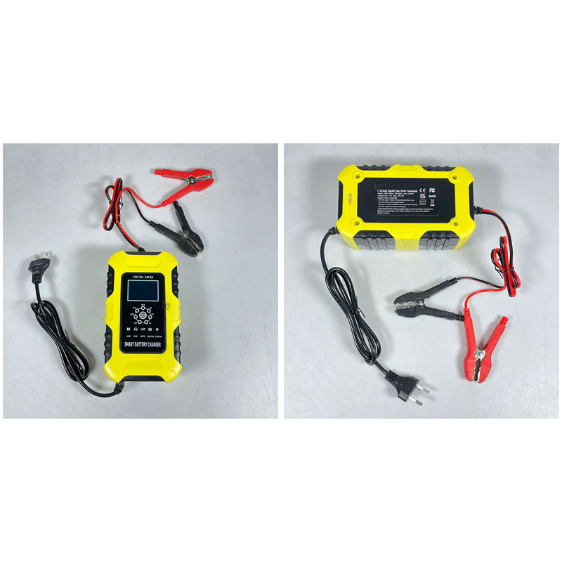 FOXSUR Charger Aki Mobil Motor Intelligent Battery Charger12/24V 10A - FBC122410D