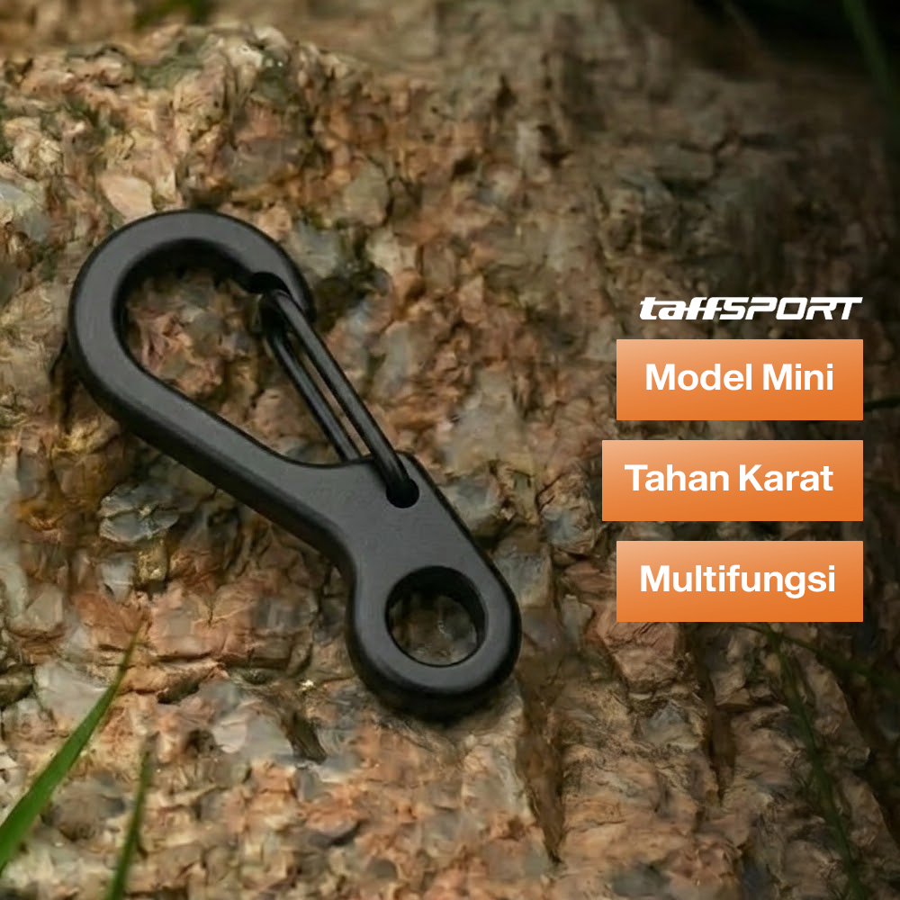 TaffSPORT Karabiner Mini Gantungan Kunci Keychain Hanging Buckle - AT10