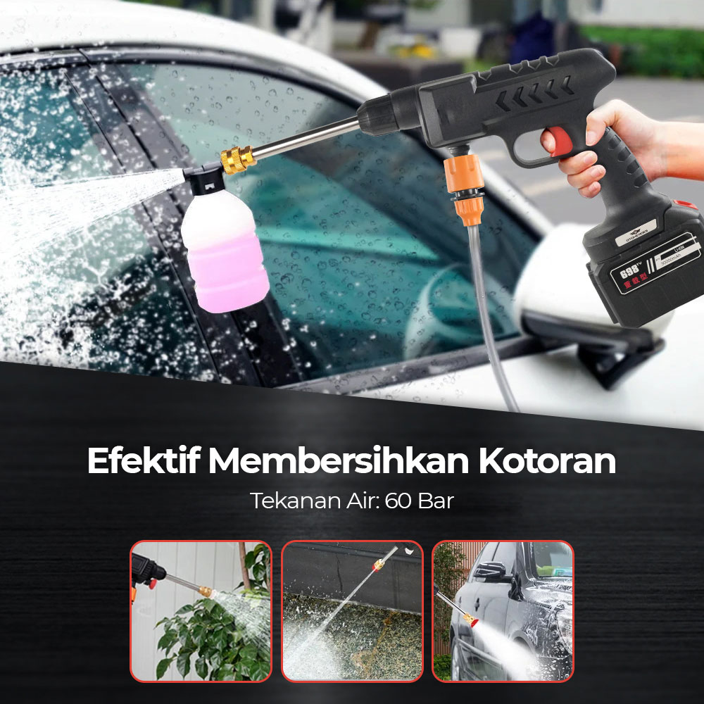 Taffware Boodain Semprotan Air High Pressure 60 Bar 30000mAh - EA60C