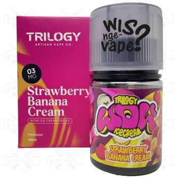 Trilogy WOW Ice Cream 60ml - Freebase Liquid by Black Jack