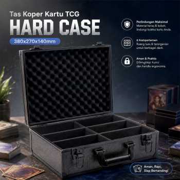 TaffGUARD Tas Koper Penyimpanan Kartu Trading Card Hard Case Aluminum - LE20