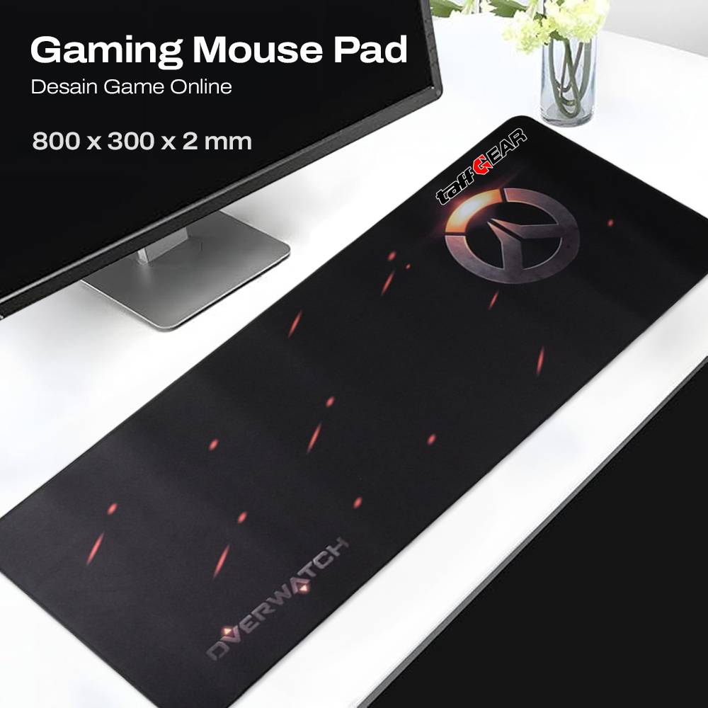 TaffGEAR Mouse Pad Gaming XL Overwatch Desk Mat 800x300x2mm