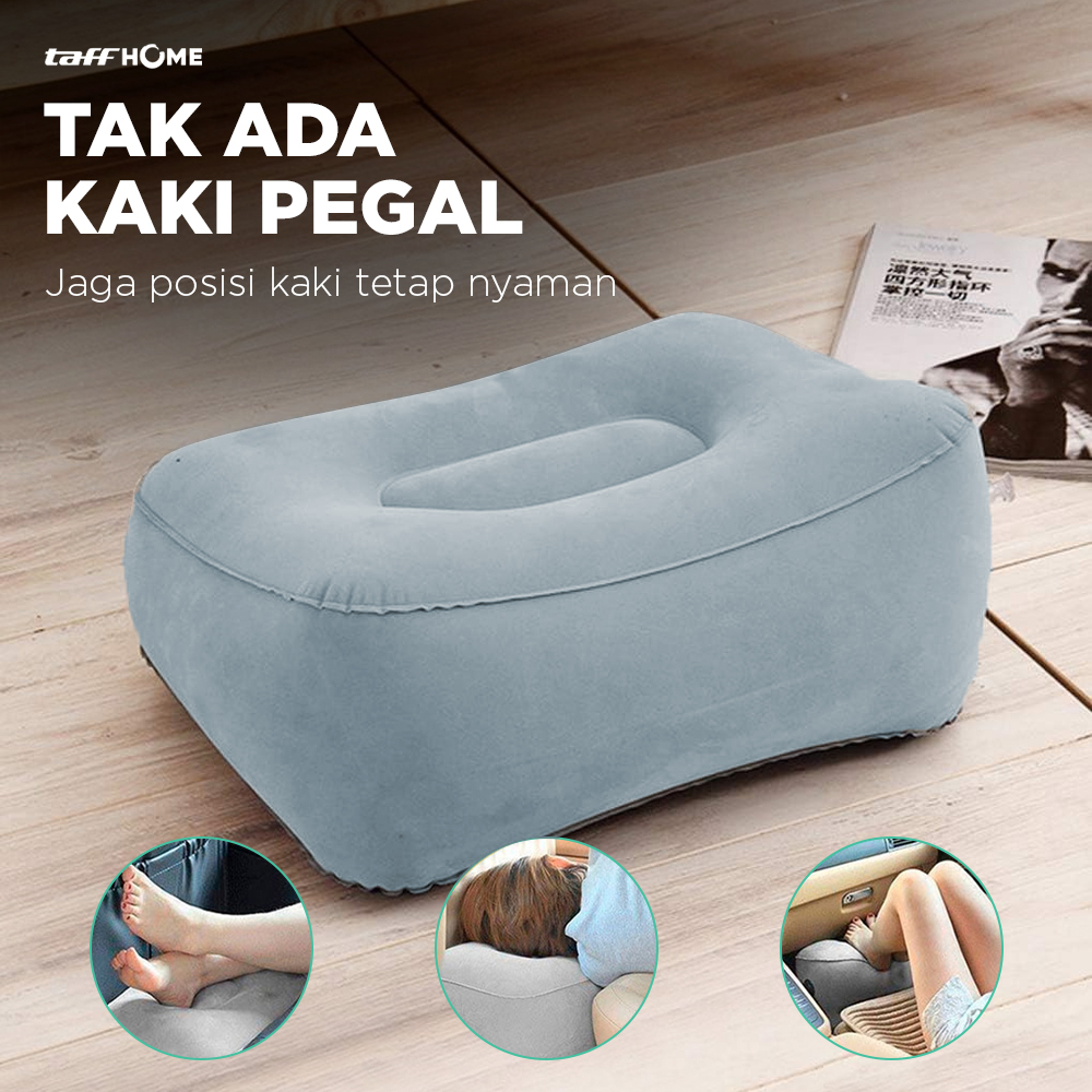 TaffHOME Bantal Angin Kaki PVC Inflatable Relaxing Pillow - JJ06114