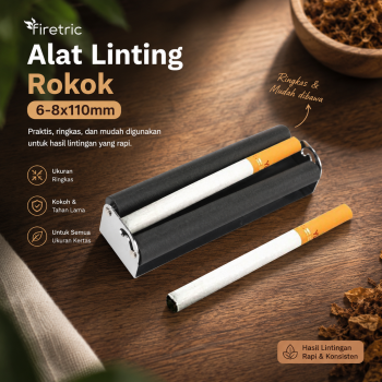 HONEYPUFF Alat Linting Rokok Manual Tobacco Roller 6-8x110mm - QQ001