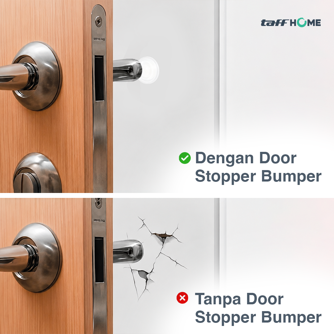 NAIERDI Sticker Silikon Bumper Benturan Pintu Door Stopper 50PCS - FZL11