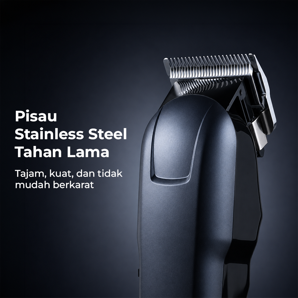 BaoRun Alat Cukur Elektrik Bulu Hewan Hair Clipper Adjustable Blade - D86