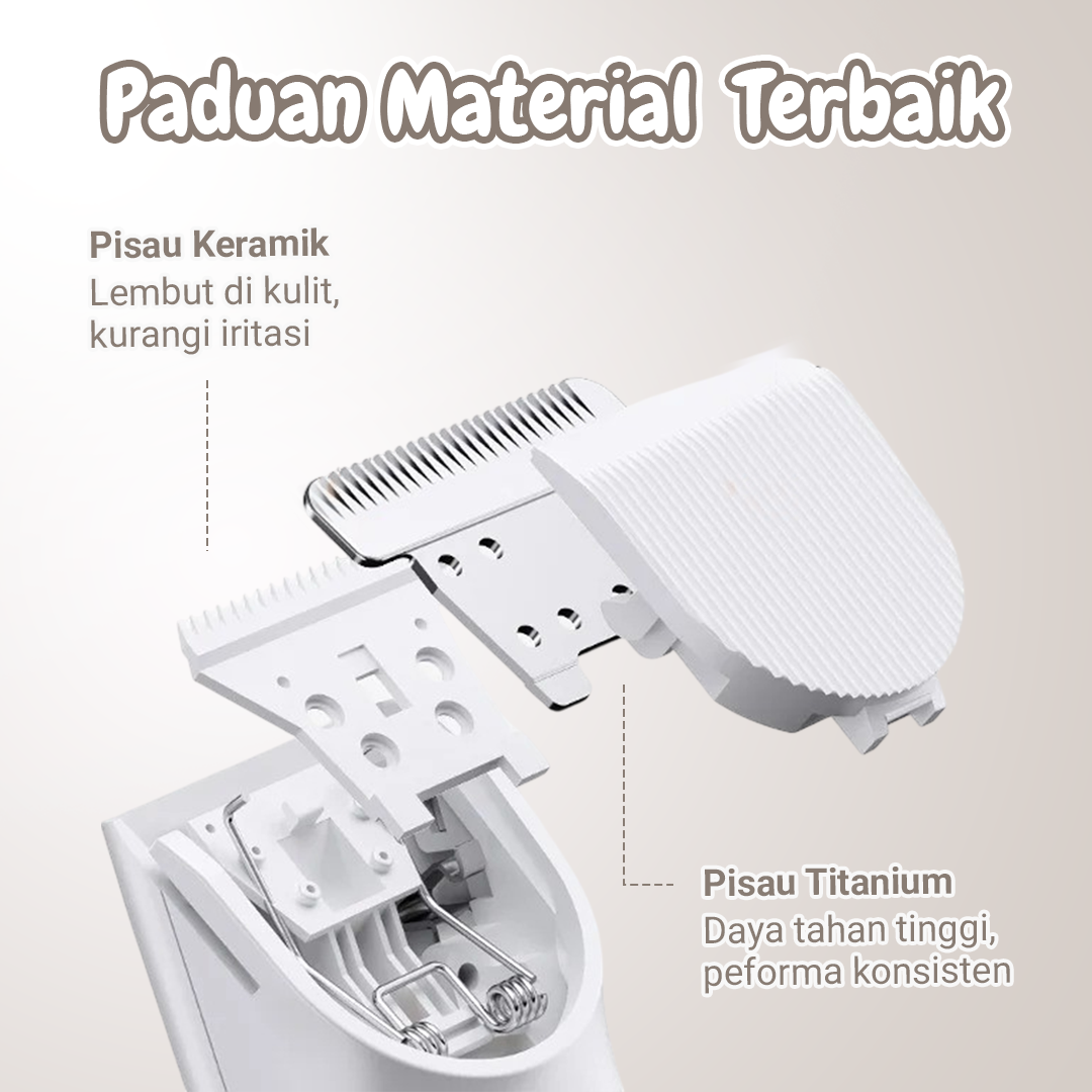 BaoRun Alat Cukur Elektrik Bulu Hewan Anjing Rechargeable - P2