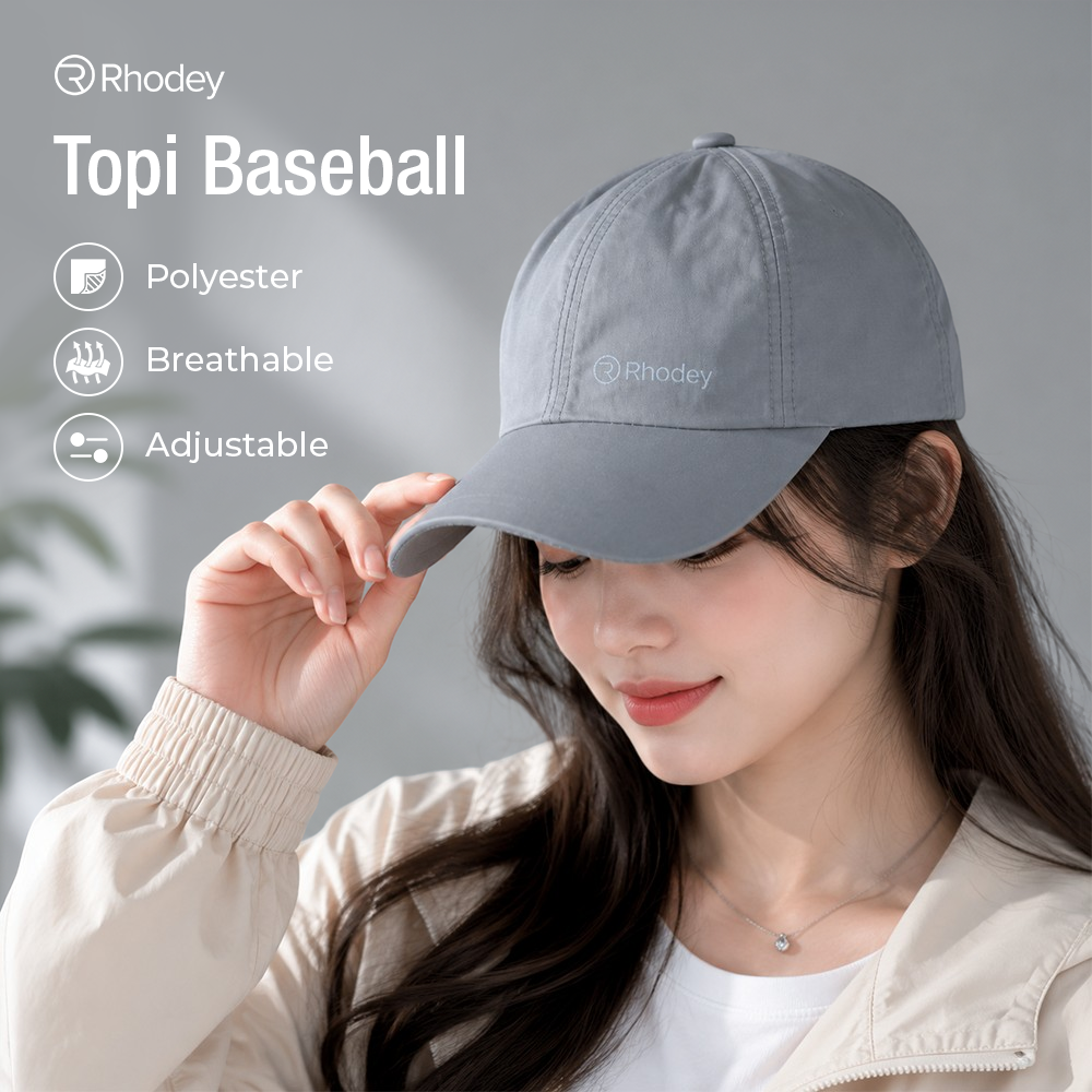 Rhodey Topi Baseball Cap Polos Sport Style - MZ237