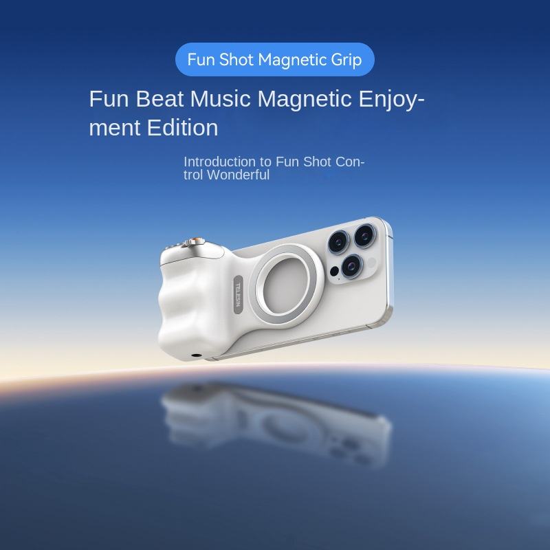 TELESIN Fun Shot Magnetic Grip 2 Phone DSLR Style Shutter for iPhone - TPMP001-01