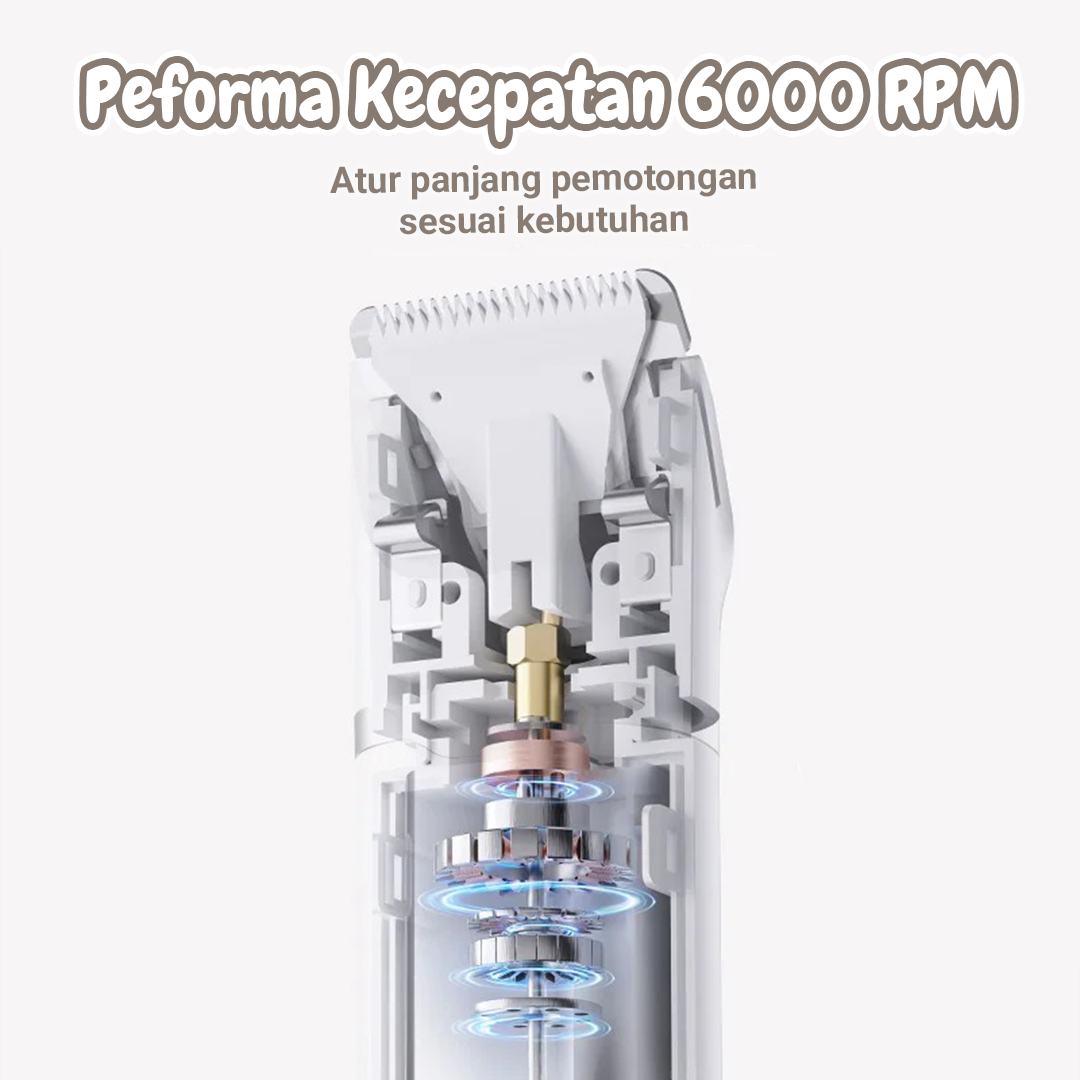 BaoRun Alat Cukur Elektrik Bulu Hewan Anjing Rechargeable - P2