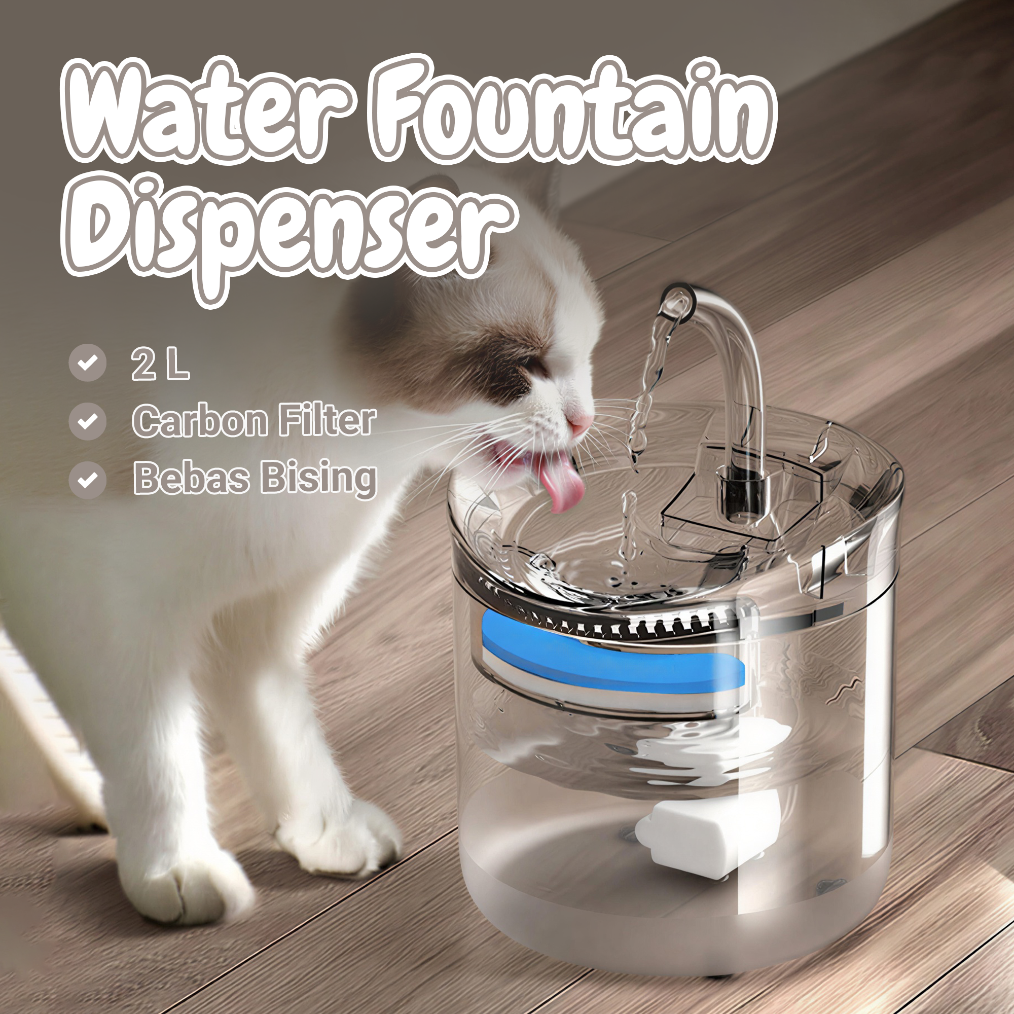 BaoRun Water Dispenser Fountain Tempat Minum Anjing Kucing - WF060