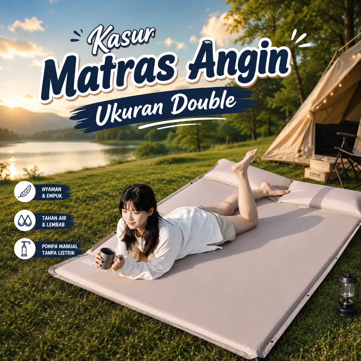 ShineTrip Kasur Matras Angin Self Inflating Foldable Airbag - ST672