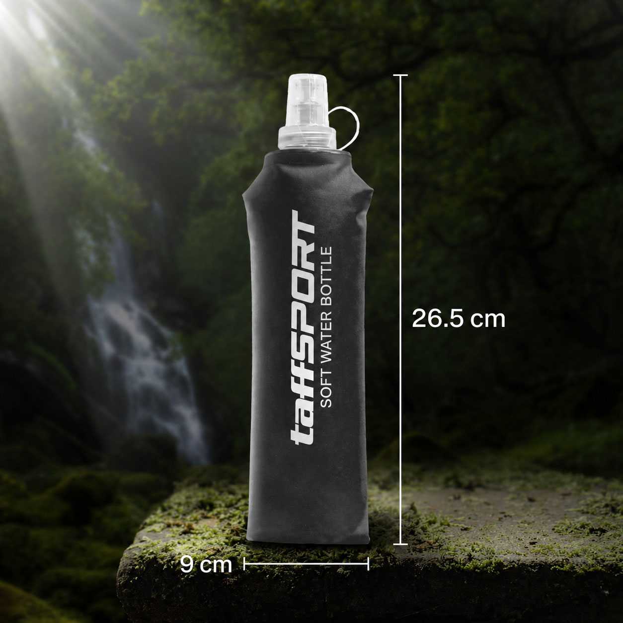 TaffSPORT Botol Minum Lipat Soft Flask Foldable Water Bottle TPU 500ml - TF-50 - Gambar 6