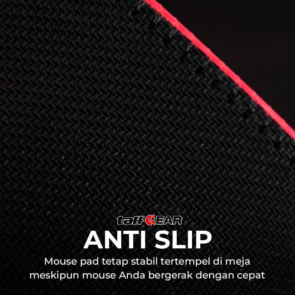 TaffGEAR Mouse Pad Gaming XL RGB LED Desk Mat 900x300x4mm - RGB-01