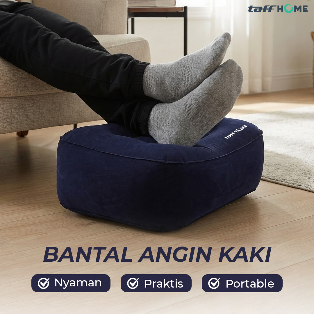 TaffHOME Bantal Angin Kaki Portabel Inflatable Relaxing Feet Pillow - IAF-05