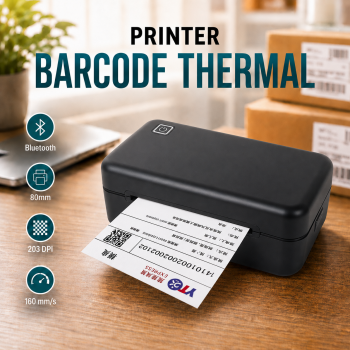 JP Printer Barcode Thermal Label Bluetooth 80mm 203 DPI 160mm/s - CC390