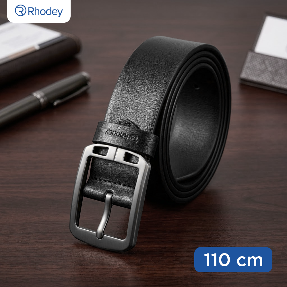 Rhodey Ikat Pinggang Pria Kulit Sintetis Style Korea Gesper - B1033