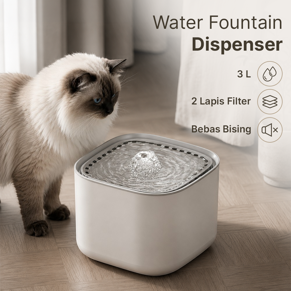 BaoRun Water Dispenser Fountain Tempat Minum Kucing Anjing 3L - JN-1020