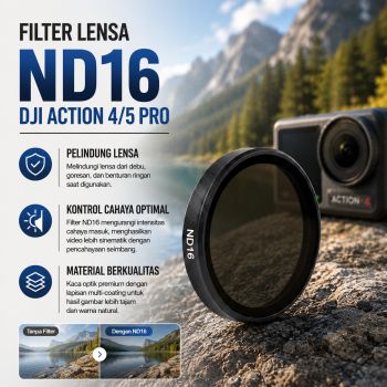 Kd Concept Filter Lensa Kamera ND Action Cam DJI Action 4/5 Pro - KFD86