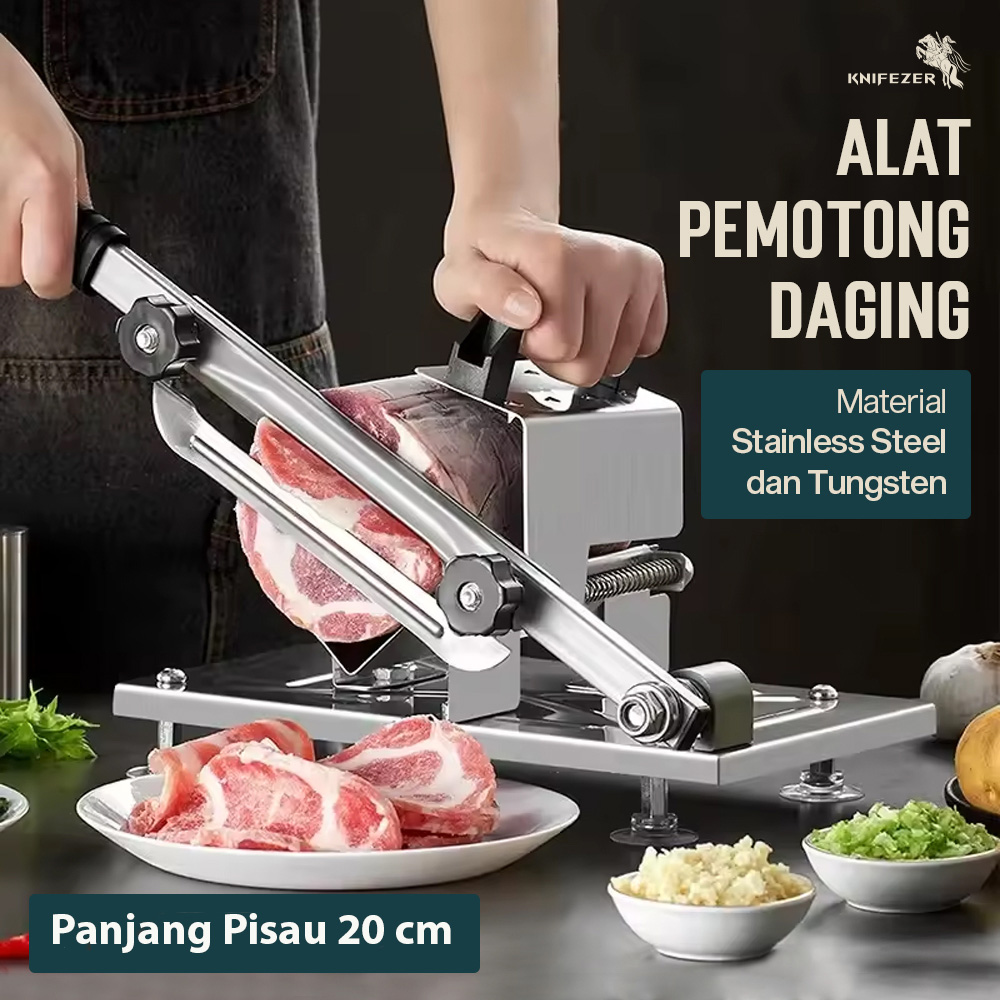 KNIFEZER Alat Slice Daging Meat Lamb Cutter Machine - SKP229