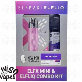 ELFX Mini Bundling Liquid 15ml - Elf X Mini Pod Kit 1000mAh 30w by Elf