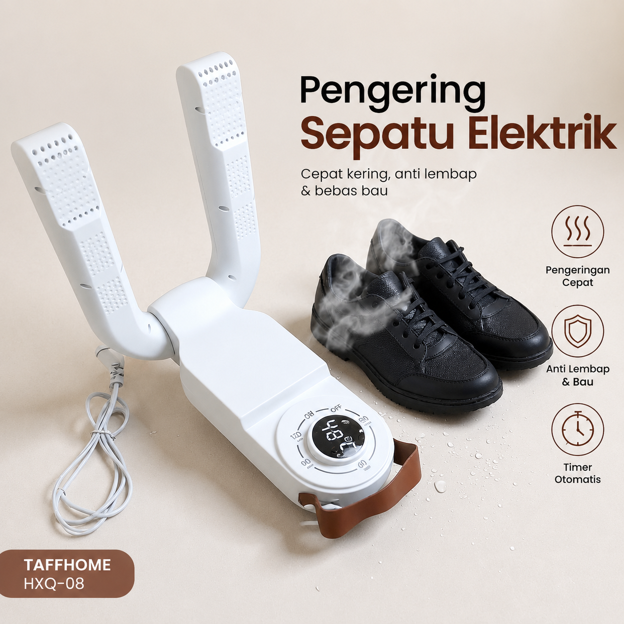 TaffHOME Pengering Sepatu Elektrik Shoe Dryer 220V - HXQ-08