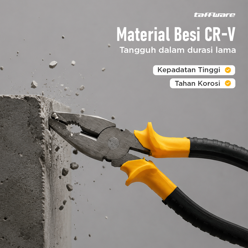 Taffware Alat Set Perkakas Palu Tang Obeng Kunci Pas 15 in 1 - YL-8016