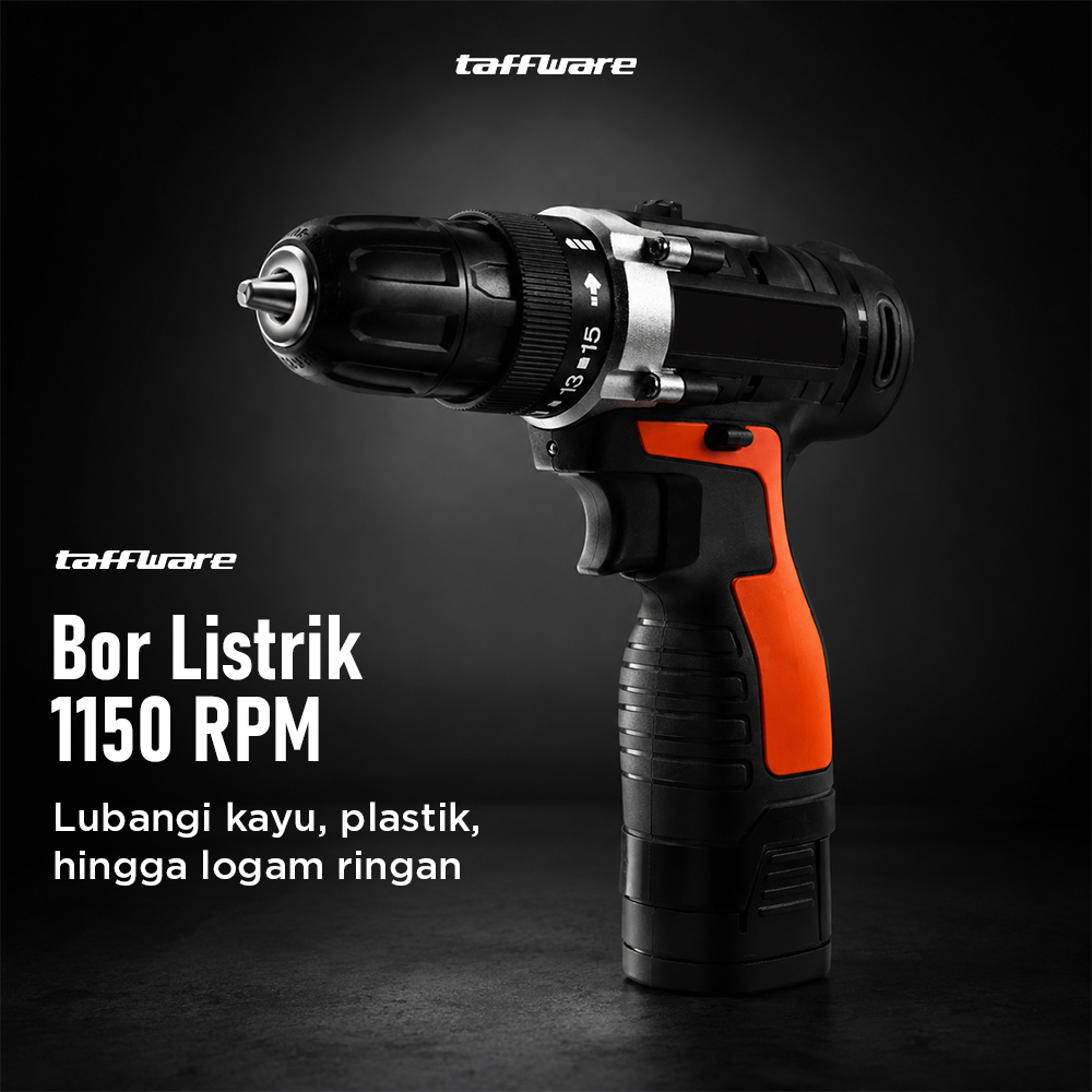 Taffware Alat Set Bor Listrik Palu Tang Obeng Kunci Inggris 57 in 1 - TZ168