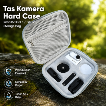 KOSTON Tas Kamera Hard Case Action Cam Insta360 GO 3/GO 3S Storage Bag - K18
