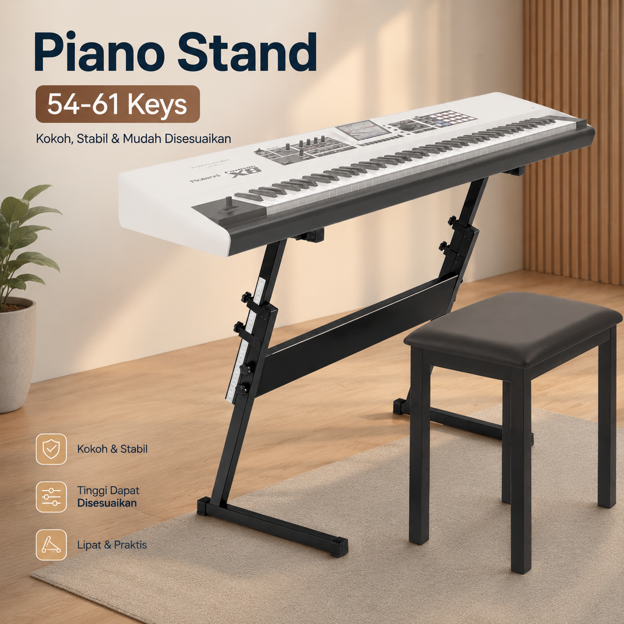 Hebikuo Stand Keyboard Digital Piano Z Style - Q-1B