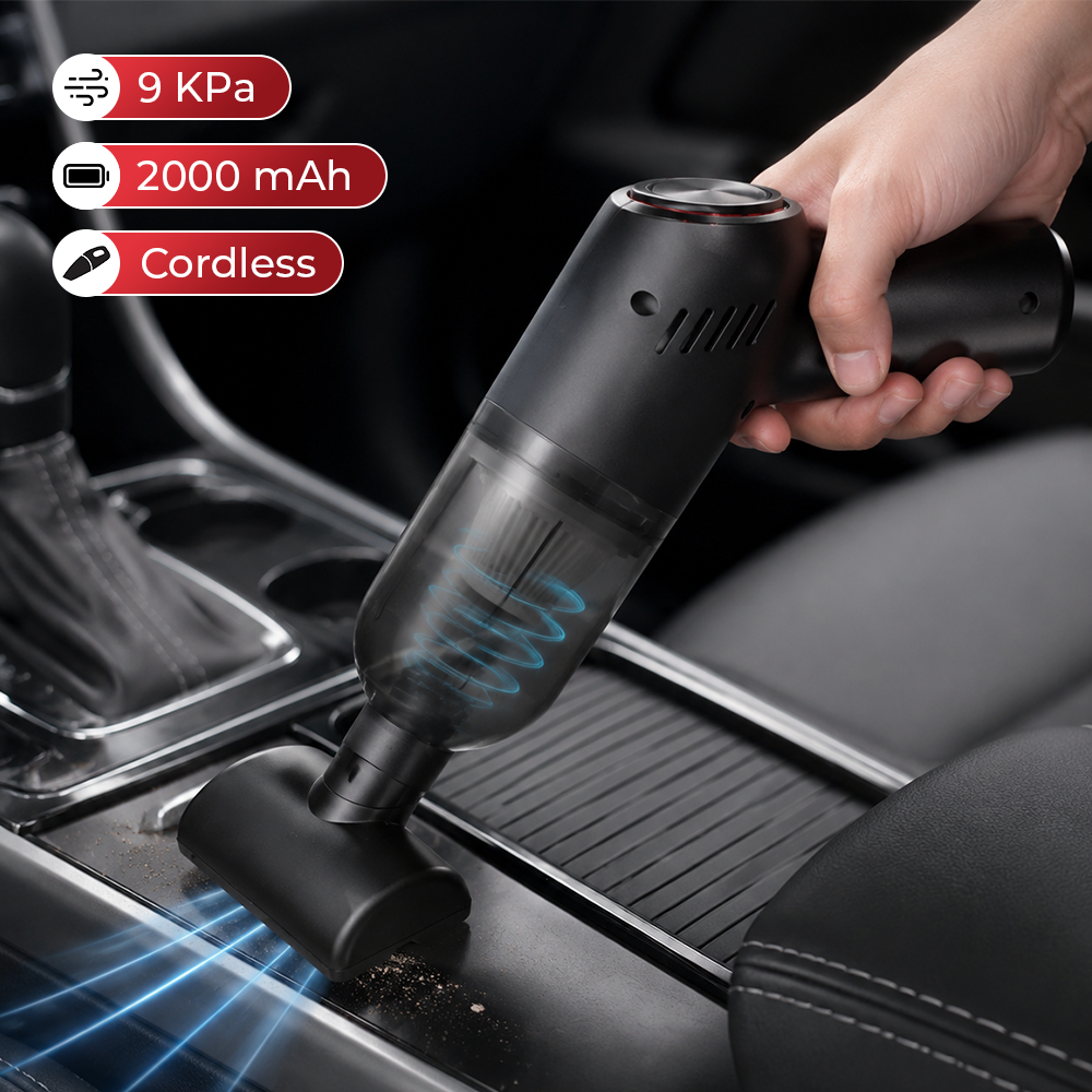 HELLOLEIBOO Penyedot Debu Mobil Handheld Vacuum Cleaner 9000Pa 120W - LT-101C