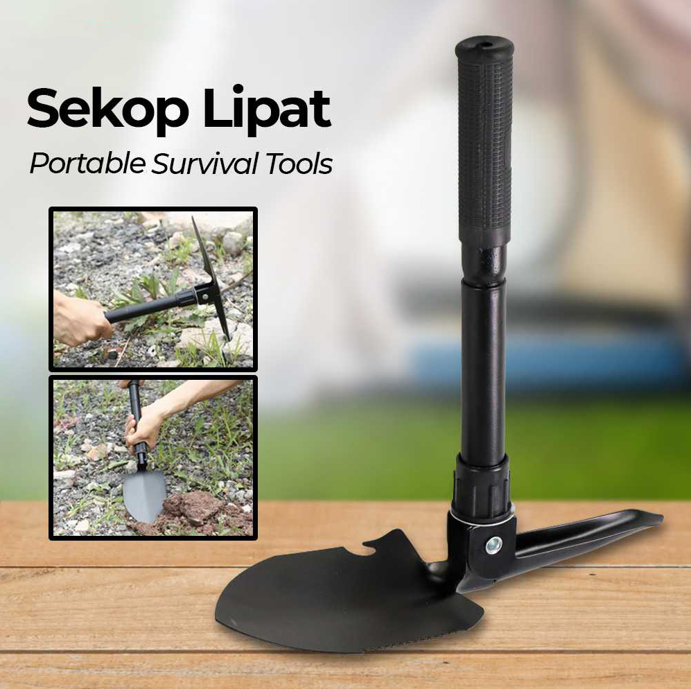 Taffware Pacul Sekop Lipat Militer Portable Survival Tools - 101