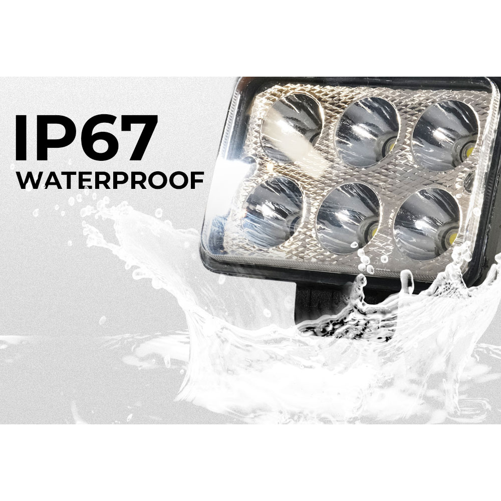 Changyu Lampu Sorot Mobil Floodlight 6 Beads Cool White 40W 1 PCS - SDR19